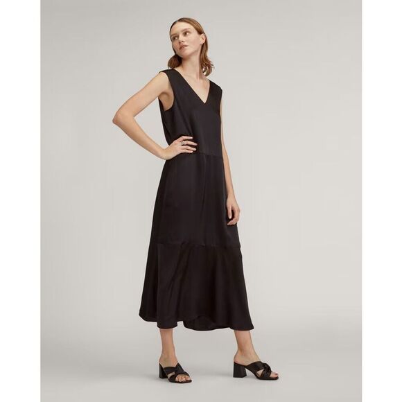 Everlane The Day Twist Heel Black Italian Leather Sandals Size 8 NEW - Picture 4 of 16